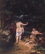 Gustave Courbet The bathers oil painting reproduction